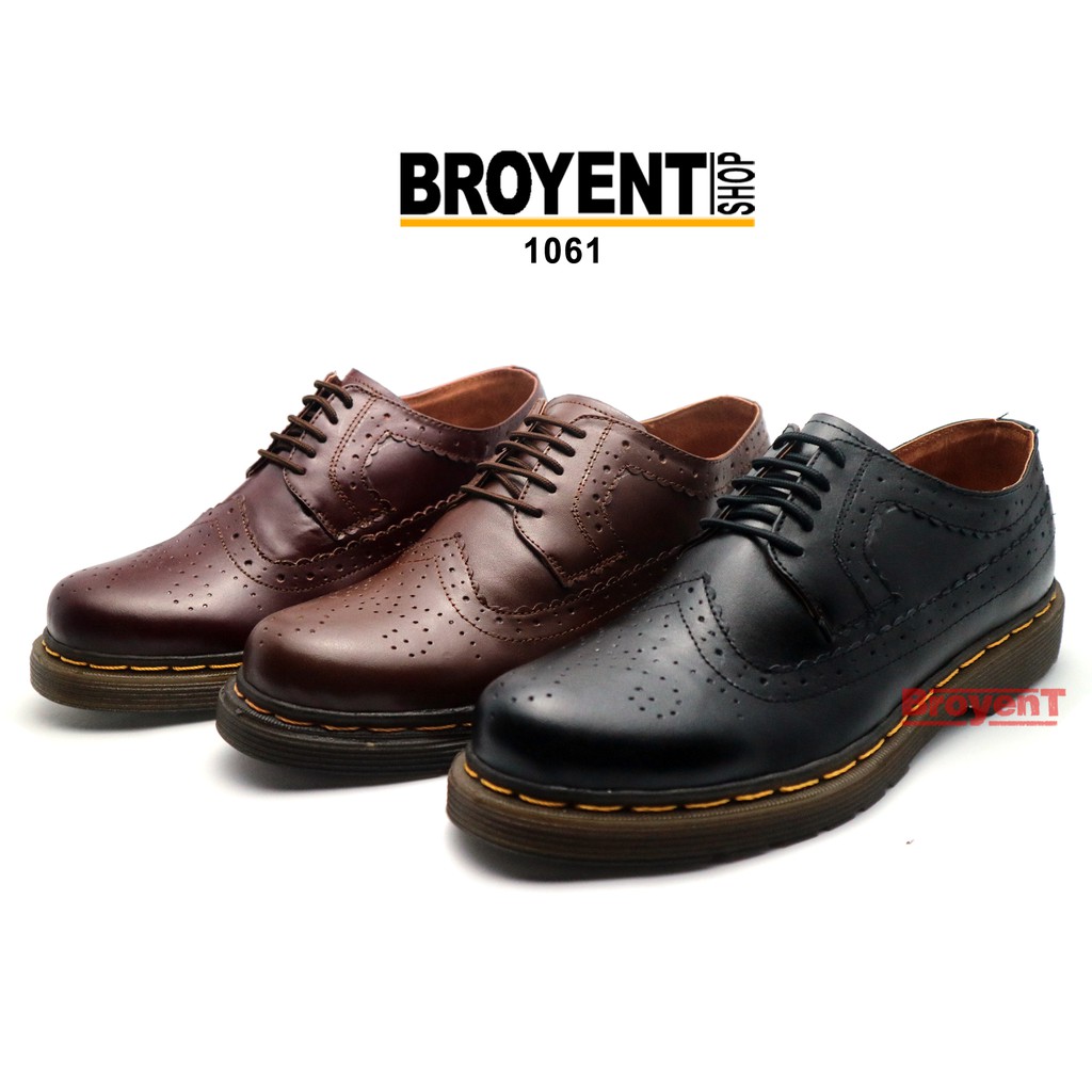 Jual Sepatu Boots Pria Classic Kulit Sapi Asli like Docmart 1061 ...