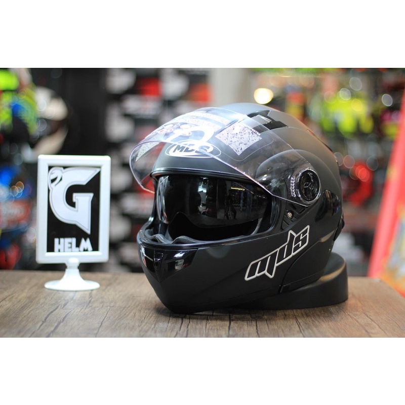 Jual MDS PRORIDER HELM MDS PRO RIDER MODULAR BUKA DAGU HELM FULL FACE ...