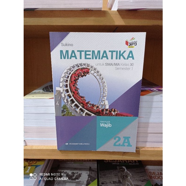 Jual Buku Matematika SMA Kelas 11 Semester 1 Wajib K13N Sukino Erlangga ...