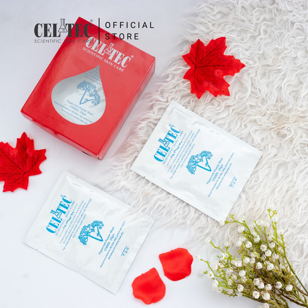 Jual [1 BOX (10 PCS)]CELTEC Peel Off Powder Mask (25GRAM) | Shopee ...