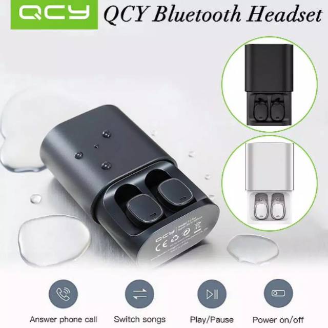 Jual QCY T1 PRO TWS ORIGINAL BLUETOOTH TRUE WIRELESS STEREO BEST