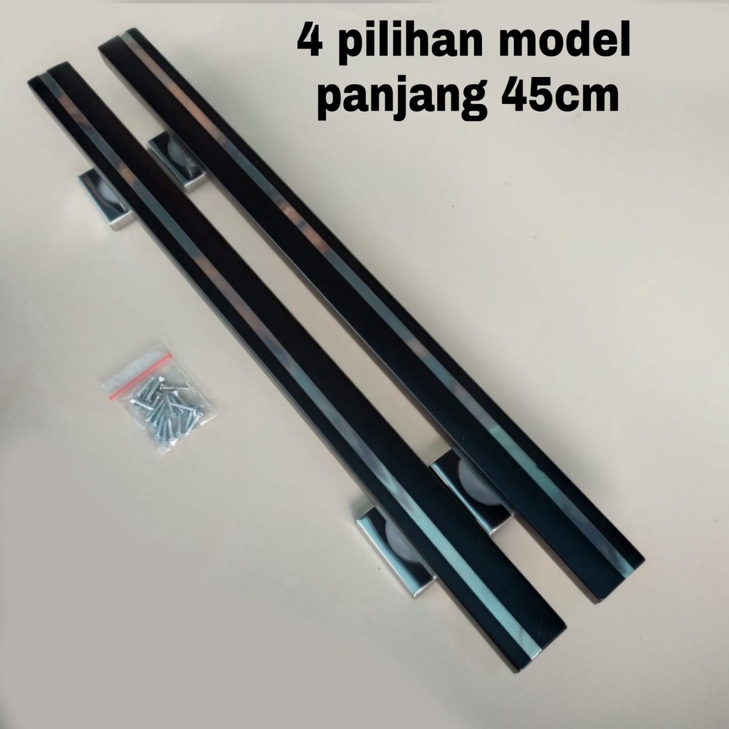 Jual Handle Pintu Panjang 60cm 45cm Model Minimalis Gagang Tarikan Pintu Stainless Pegangan 9845