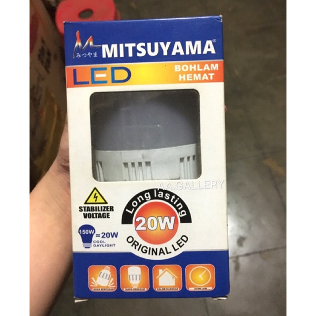 Jual Led Mitsuyama Hemat Energi W Bohlam Lampu Premier Watt Ms