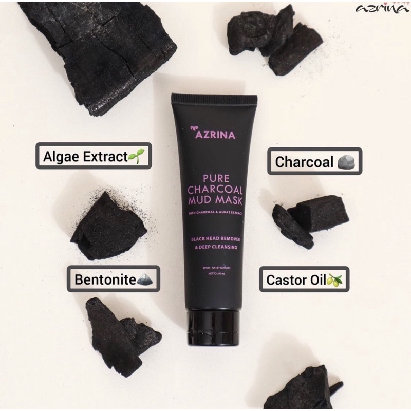 Jual BEAUTYBY.NADS | AZRINA PURE CHARCOAL MUD MASK AZRINA ACNE ...