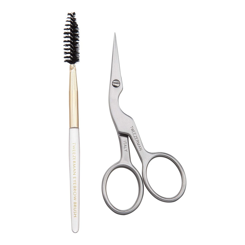 Jual Tweezerman #2914-R brow scissors plus spoolie | Shopee Indonesia