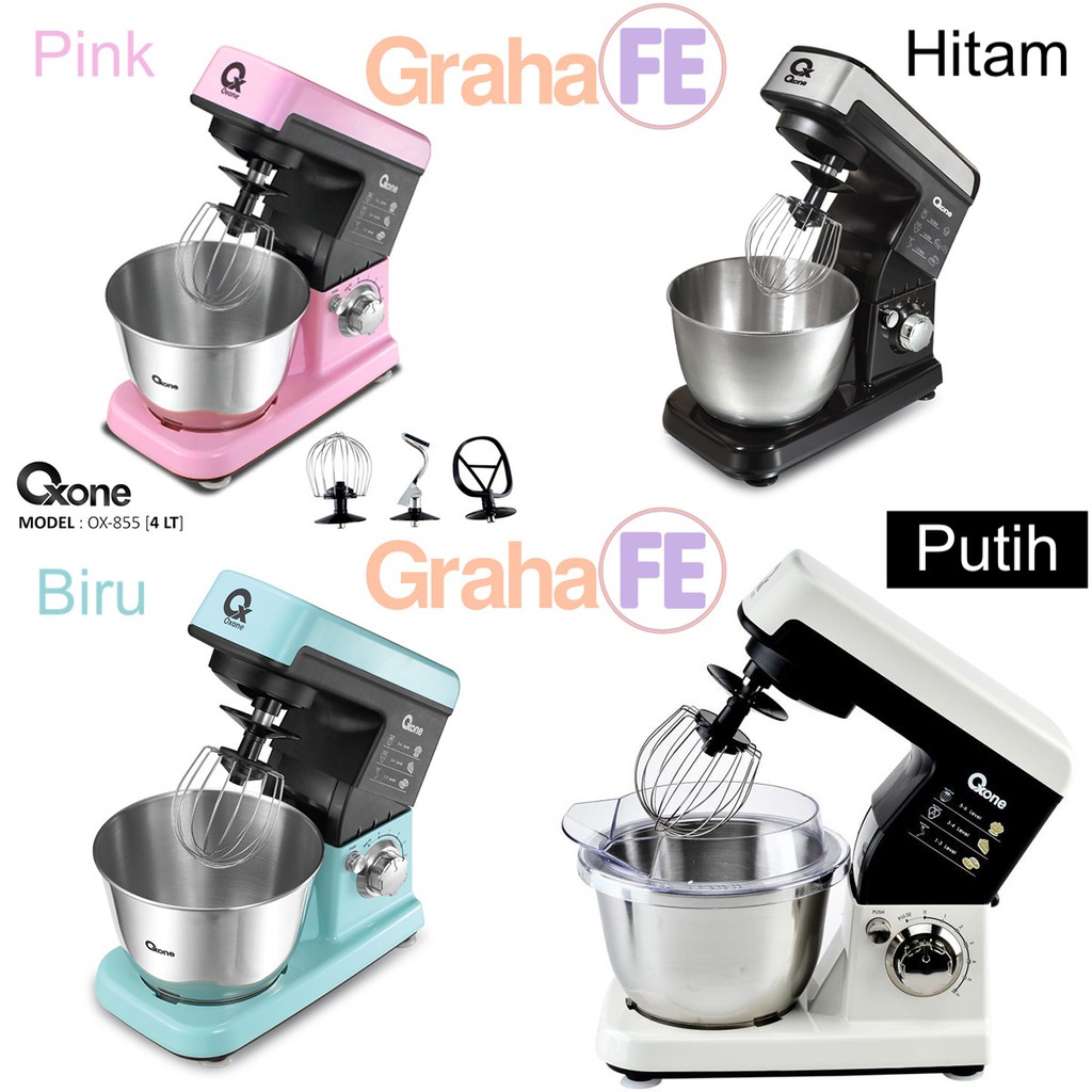 Jual Oxone Master Standing Mixer 300 Watt 4 Liter OX855 Shopee