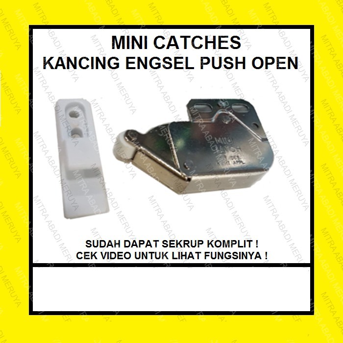 Jual Mini Catches Latch Minilatch Push To Open Keces Gajah Damper Tip ...
