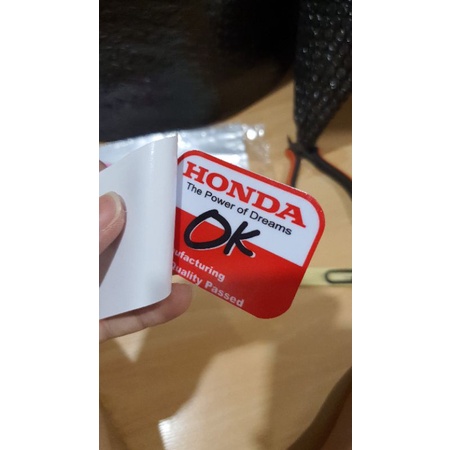 Jual sticker OK honda inspection QC | Shopee Indonesia