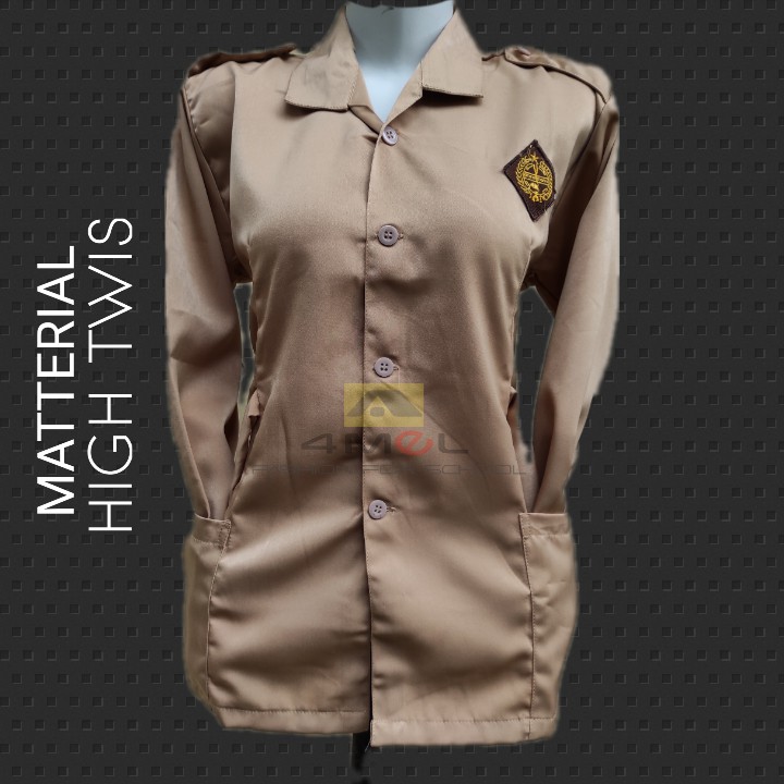 Jual Seragam Sekolah SD/SMP Terbaik Baju Pramuka Putri Lengan Panjang ...