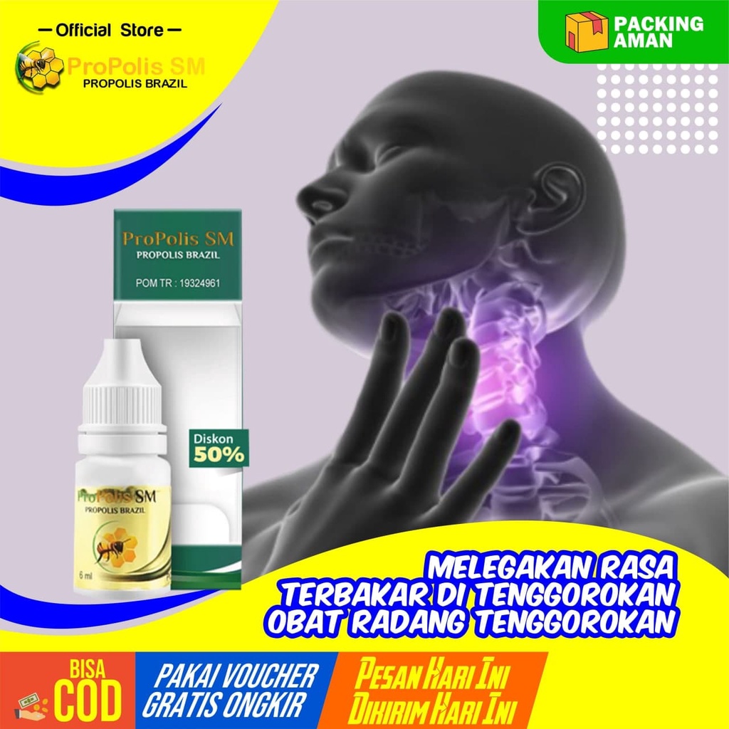 Jual Propolis SM Brazilian Asli Melegakan Rasa Terbakar Di Tenggorokan ...