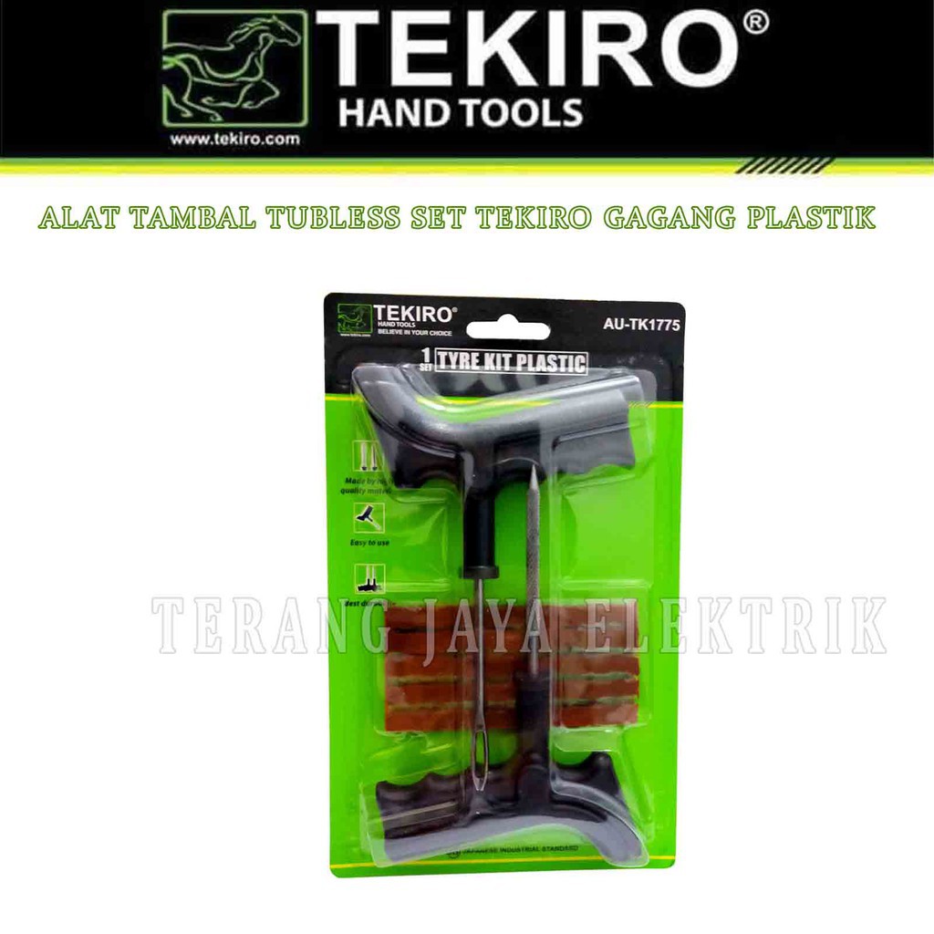 Jual Alat Tambal Ban Tubles Set Gagang Plastik Tekiro Au Tk Shopee Indonesia