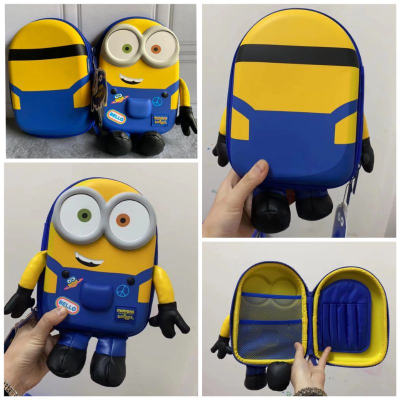 BN minion notebook with banana pen and pouch (Smiggle)