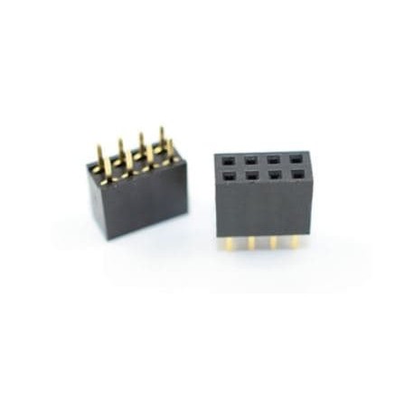 thumbnail image 2 of Jual Header Female Double Row Straight Pin 2X4 Pin P 8P 2.54mm 2x4p 2 X 4 I.12793026 2 of 13