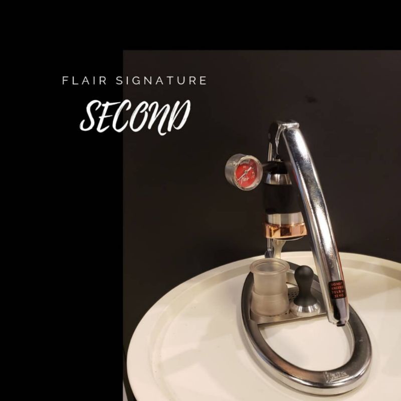 Jual Flair Signature Chrome With Pressure Kit and Tamper Second