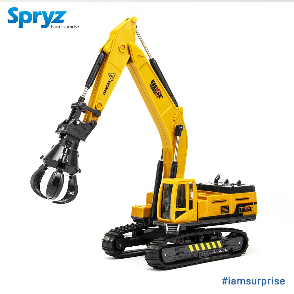 Jual Spryz Construx 1:55 Excavator Mainan Miniatur | Shopee Indonesia