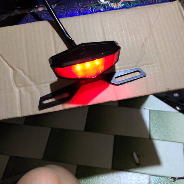 Jual Lampu stop rx king cb yb vixion custom lain2 led satu set dudukan