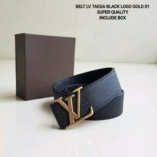 Jual sabuk Lv Louis Vuitton damier graphite belt mirror quality 1:1 SCC397  - Kota Denpasar - Kalistadevianasiti