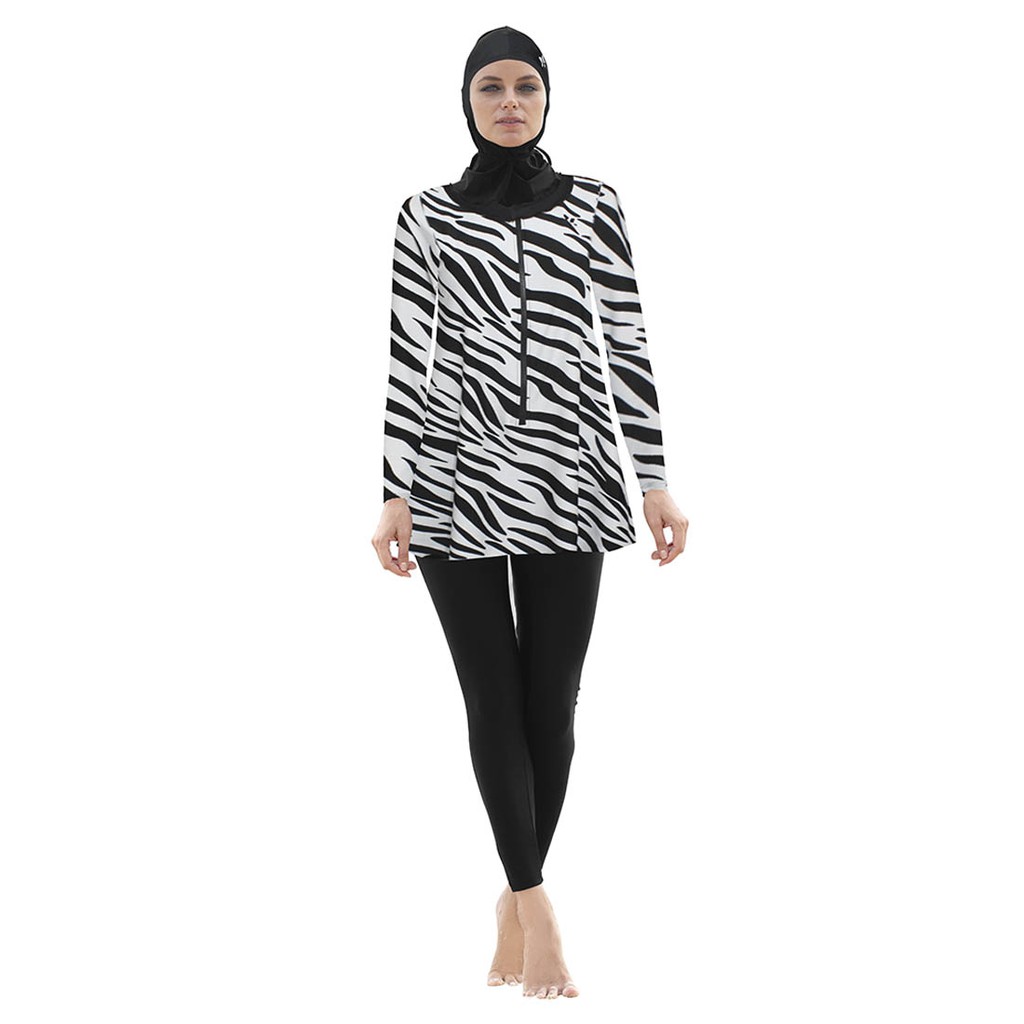 Jual Lasona Women Burkini Hijab Swimwear Loose Style Baju Renang Muslim