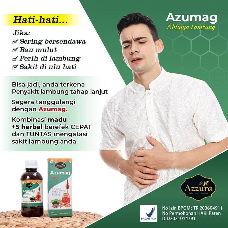 Jual Madu Azumag Dapat Meredakan Sakit Maag Nyeri Lambung Obat gerd |  Shopee Indonesia