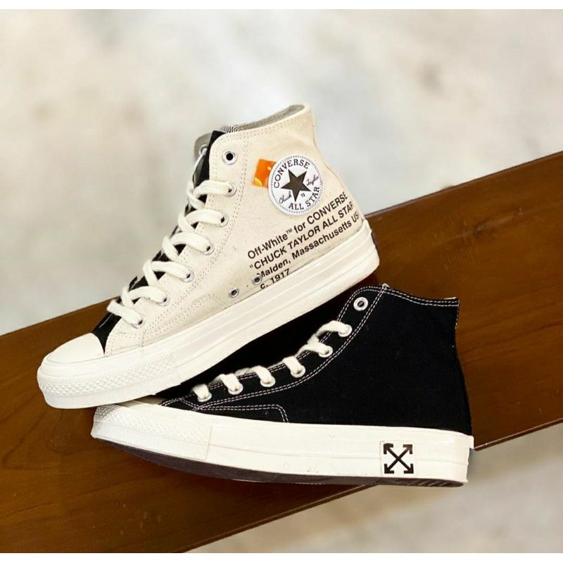 Jual Converse allstar 1970s x offwhite black white premium Shopee Indonesia