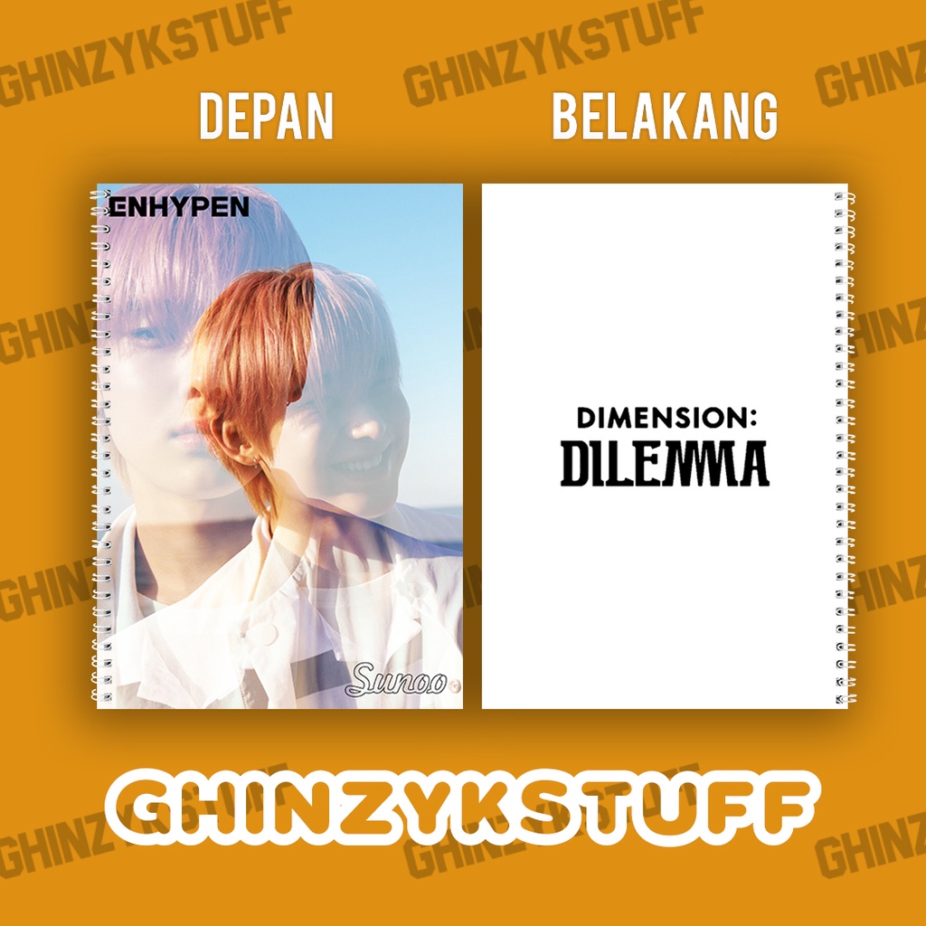 Jual Notebook KPOP ENHYPEN DIMENSION - DILEMMA ODYSSEUS Ver Ukuran B5 ...