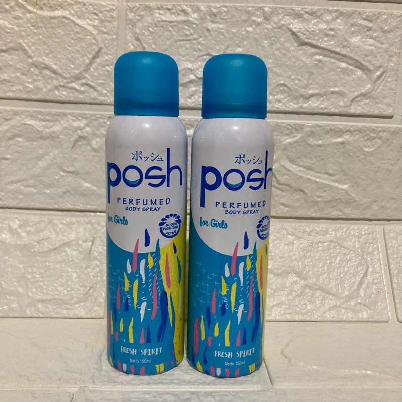 Jual Posh Perfumed Body Spray For Girls 150ML 150 ML | Shopee Indonesia