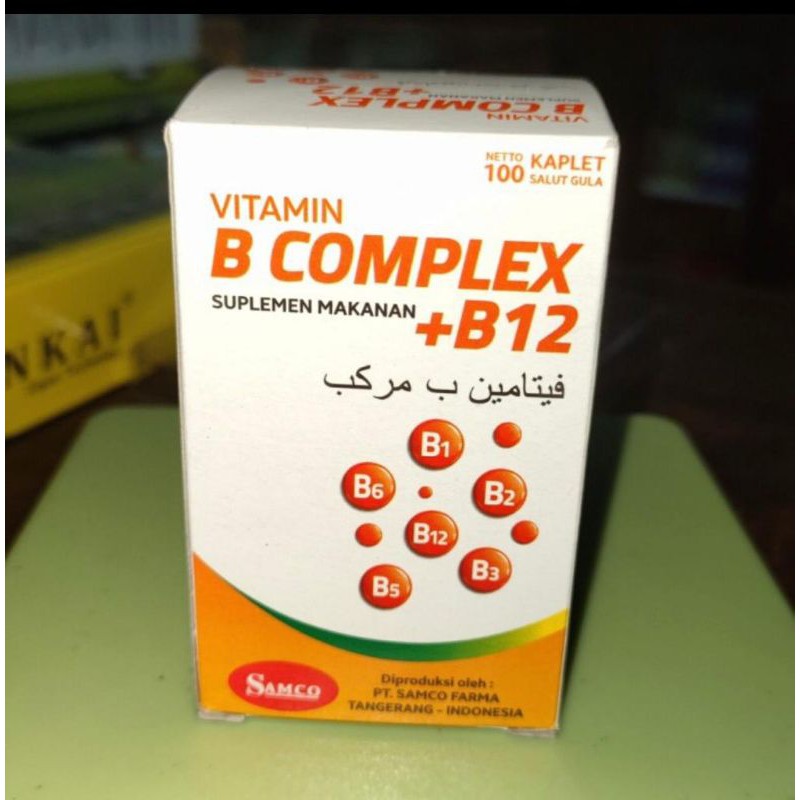 Jual Betominplex Vitamin B Complex B12 100tablet Pharma | Shopee Indonesia