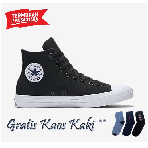 Jual Sepatu Remaja Pria Wanita Converse 70s All Star Boot Hitam Ct