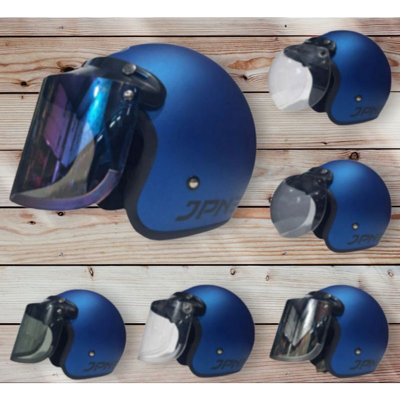 Jual Helm Jpn Biru Navi Dof Original Sni Shopee Indonesia