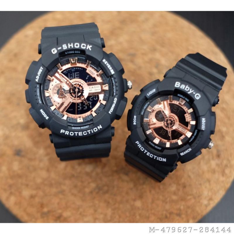 Jual JAM TANGAN COUPLE G-SHOCK BABY-G 5338 RUBBER VGSH Shopee