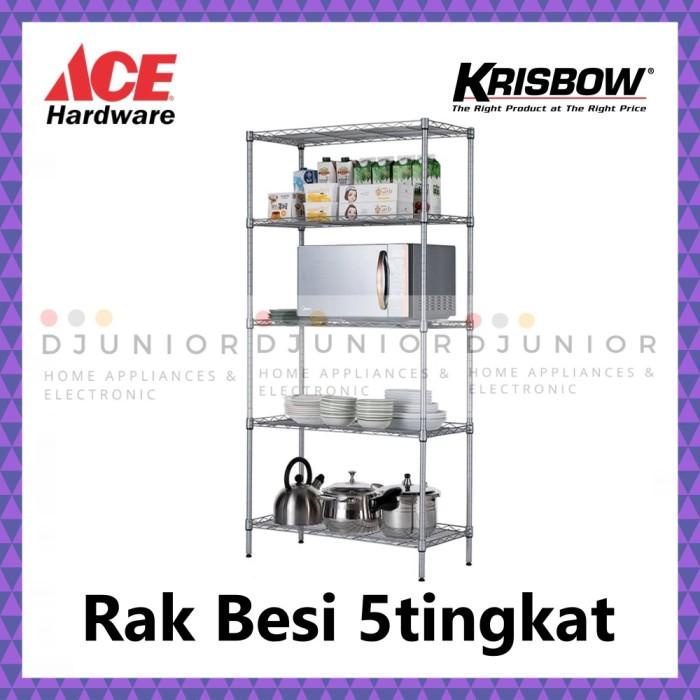 Jual KRISBOW - RAK BESI 5 TINGKAT SERBAGUNA | Shopee Indonesia