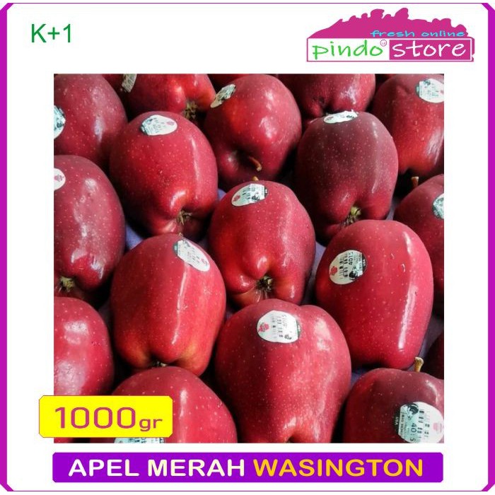 Jual APEL MERAH WASINGTON SEGAR 1KG | Shopee Indonesia