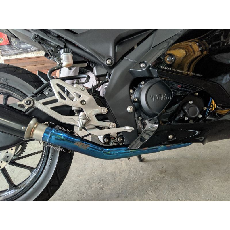 Jual header leheran knalpot pipa R15 V3 FULL BLUEMON BENDING ROL ...