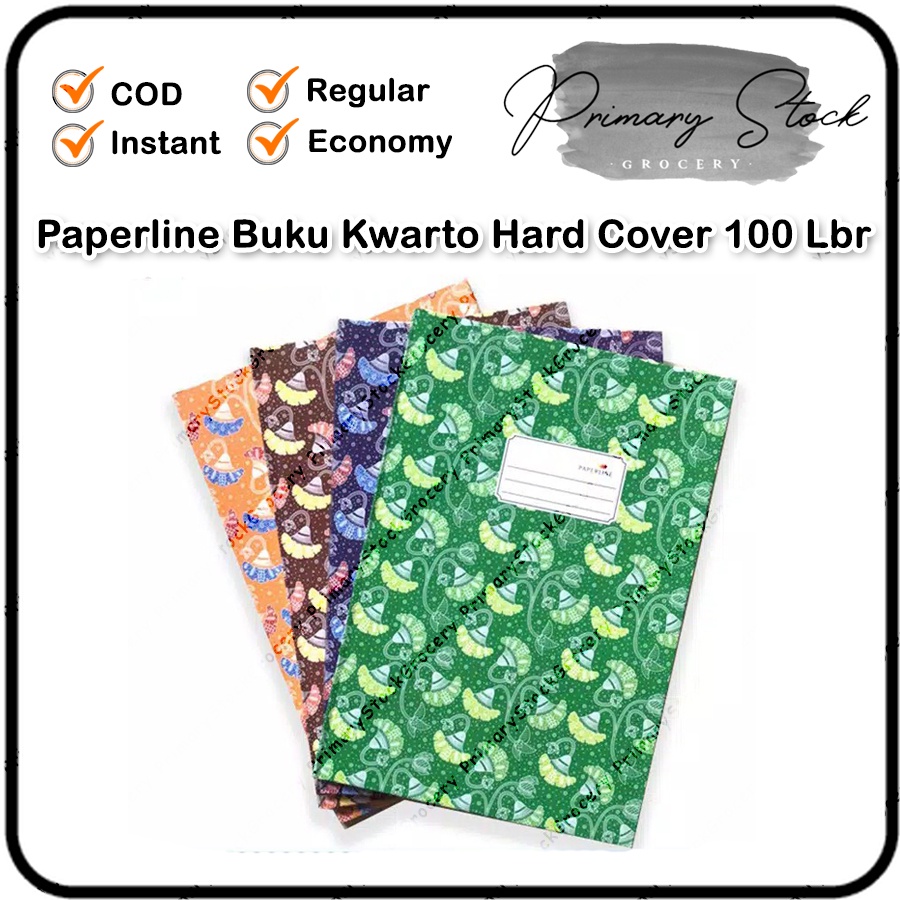 Jual Buku Hard Cover Quarto Paperline Kwarto Buku Tulis Kuarto Q