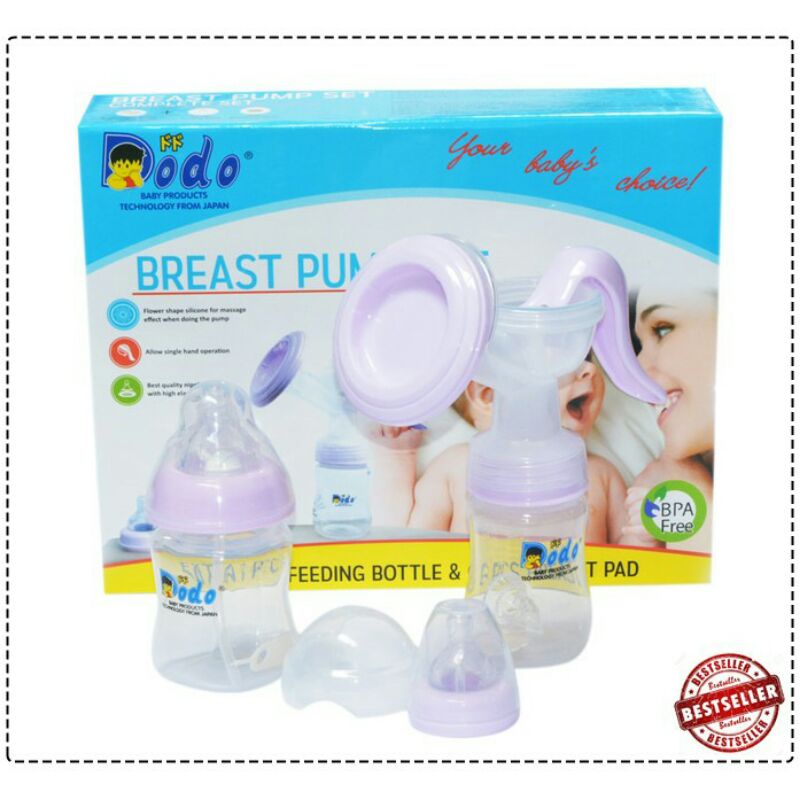 Jual pompa asi manual dodo 2 botol | Shopee Indonesia