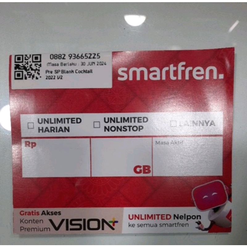 Jual KARTU PERDANA SMARTFREN SUDAH REGISTRASI | Shopee Indonesia