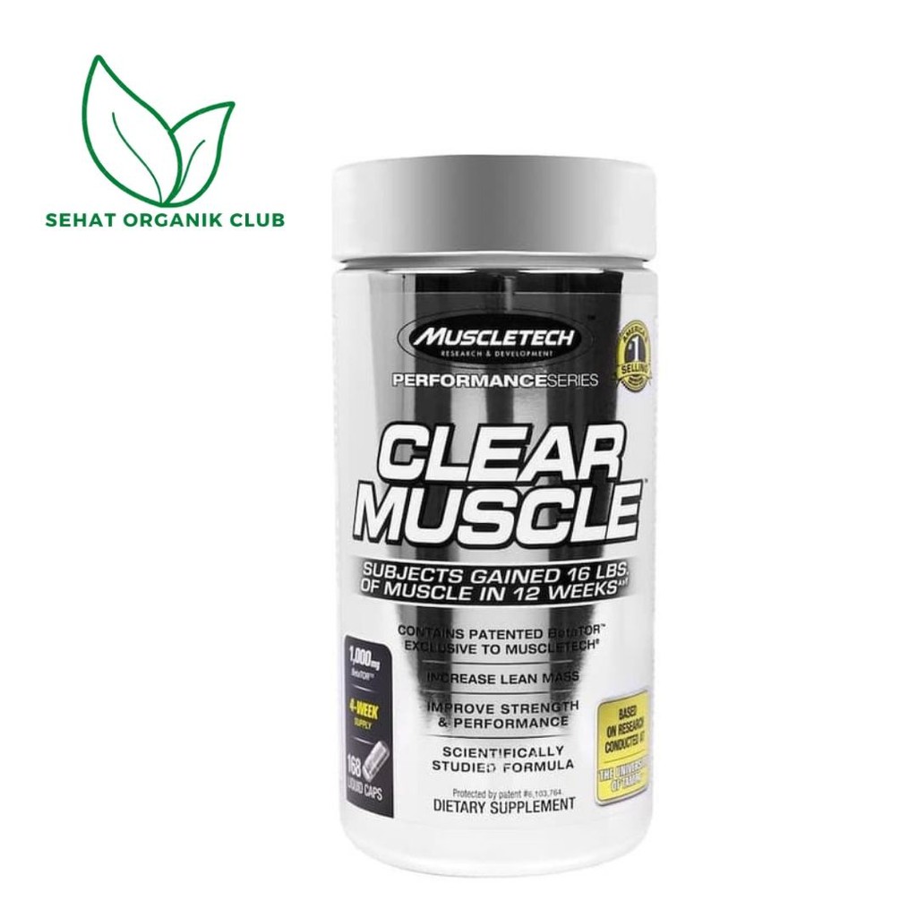 Jual MuscleTech Clear Muscle 168 caps / MucleTech Performance Series ...