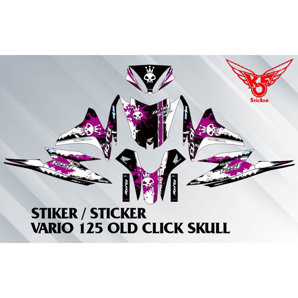 Jual DECAL STIKER / STICKER HONDA VARIO 125 OLD LIST MIKEY MOUSE