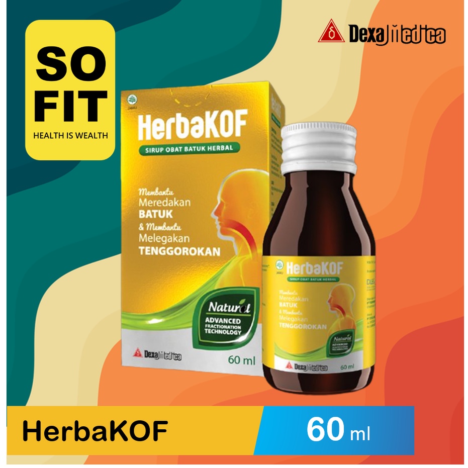 Jual Herbakof Sirup Obat Batuk Herbal Isi 60ml Herbakop Herbakoff