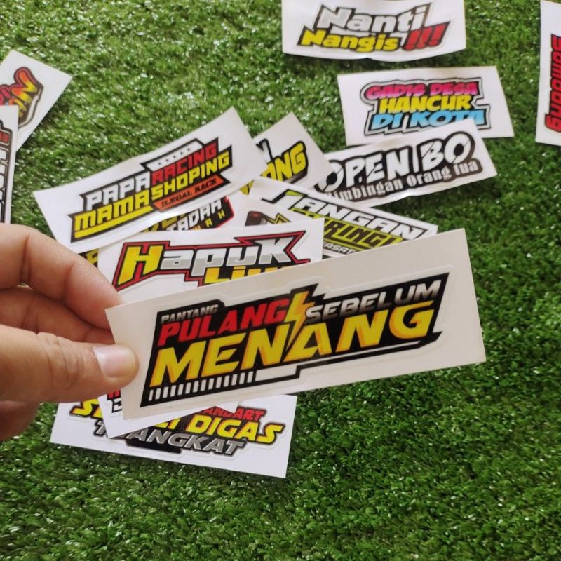Jual sticker kata kata banjar lucu / sticker viral banjarmasin | Shopee ...