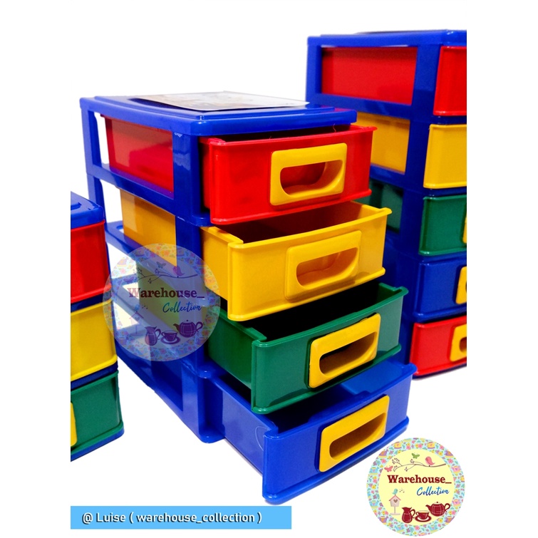 Jual LACI MINI CONTAINER SMALL (S) SUSUN 4 / BOX TEMPAT PENYIMPANAN ...