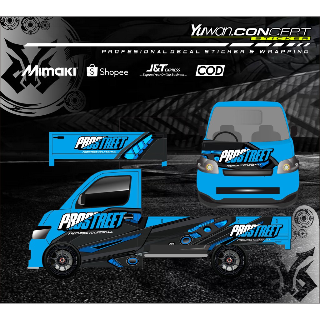 Jual decal grandmax custom racing full | Shopee Indonesia