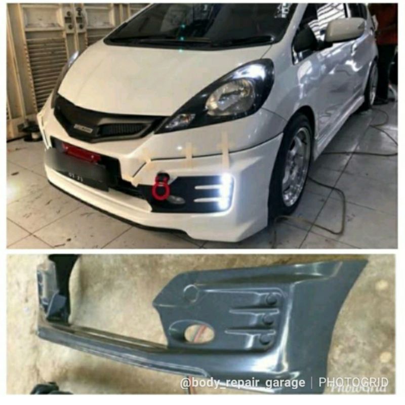 Jual bodykit mugen depan belakang jazz rs ge8 2012 2013 mmc plastik abs