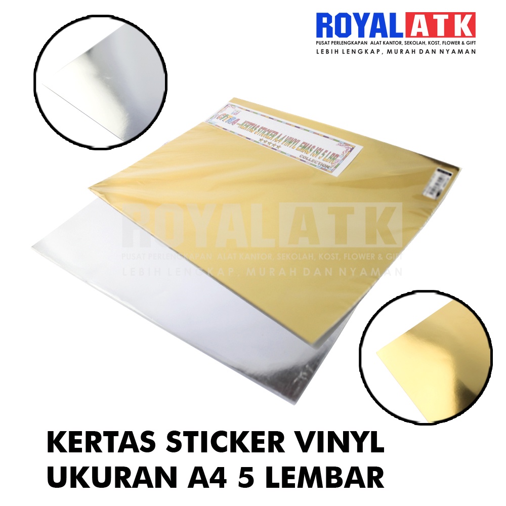 Jual Kertas Sticker Vinyl A Lembar Shopee Indonesia