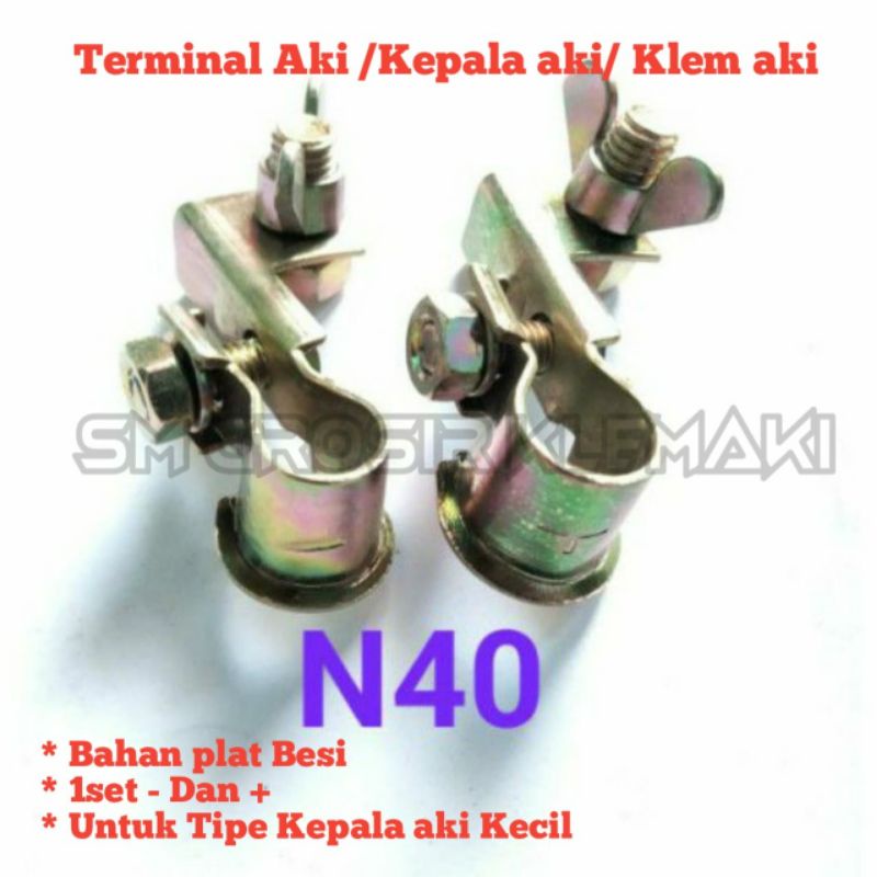 Jual Terminal kepala Aki mobil Tipe N40 | Shopee Indonesia