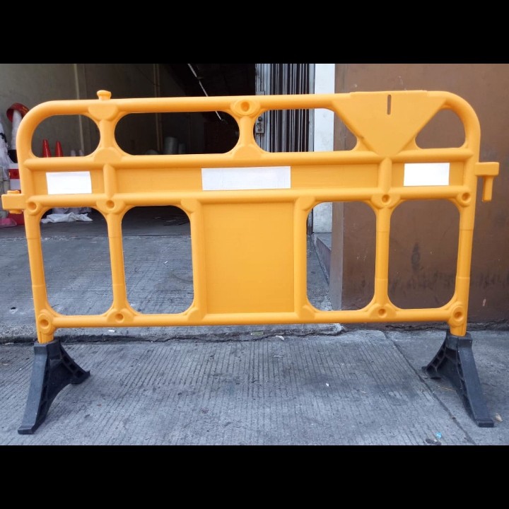 Jual Palang Jalan Plastik Safety Fance Road Barrier Portable Murah