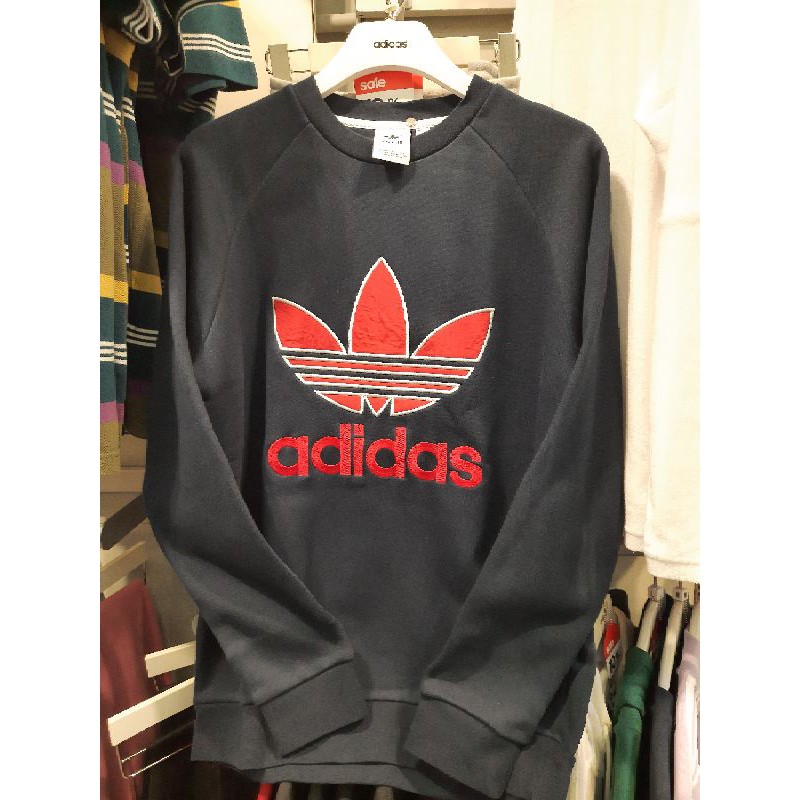 Jual sweater pria adidas original trefoil crew ec3666 Shopee Indonesia