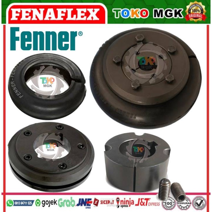 Jual F80 F/H MAX.BORE 50mm FENAFLEX COUPLING TYREFLEX COUPLING - FENNER ...