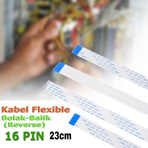 Jual Kabel Flexible 16 Pin Reverse Panjang 23 Cm 2 Arah Bolak Balik 16P ...