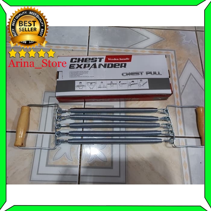 Jual Alat Fitness Per Pegas Utk Dada Bidang Chest Expander Spring Gym